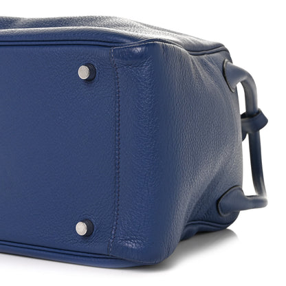 Hermes Taurillon Clemence Lindy 30 Bleu Brighton 7 of 7