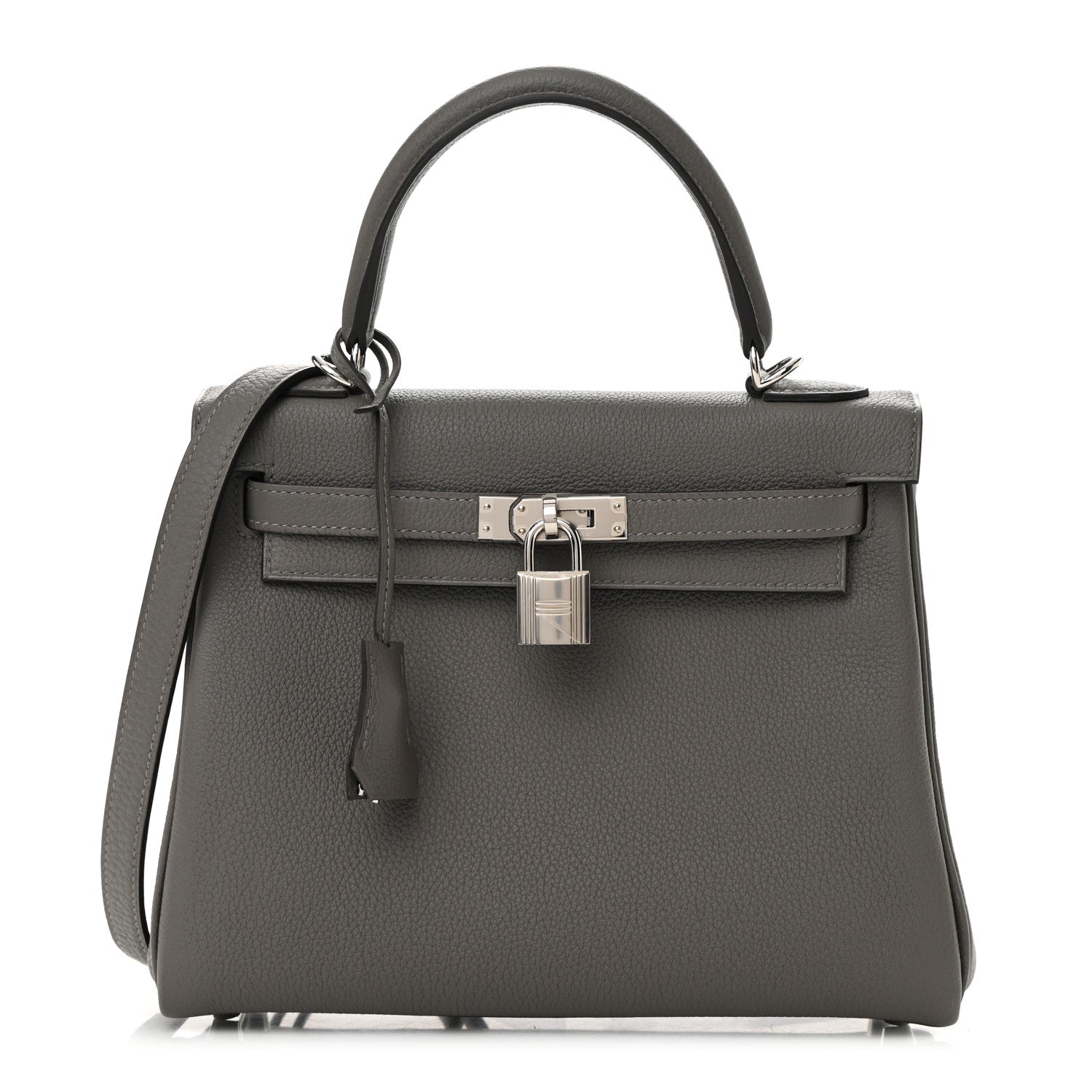 Hermes Togo Kelly Retourne 25 Gris Meyer 1 of 13