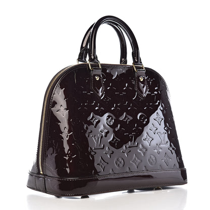 Louis Vuitton Vernis Alma PM Amarante 3 of 9