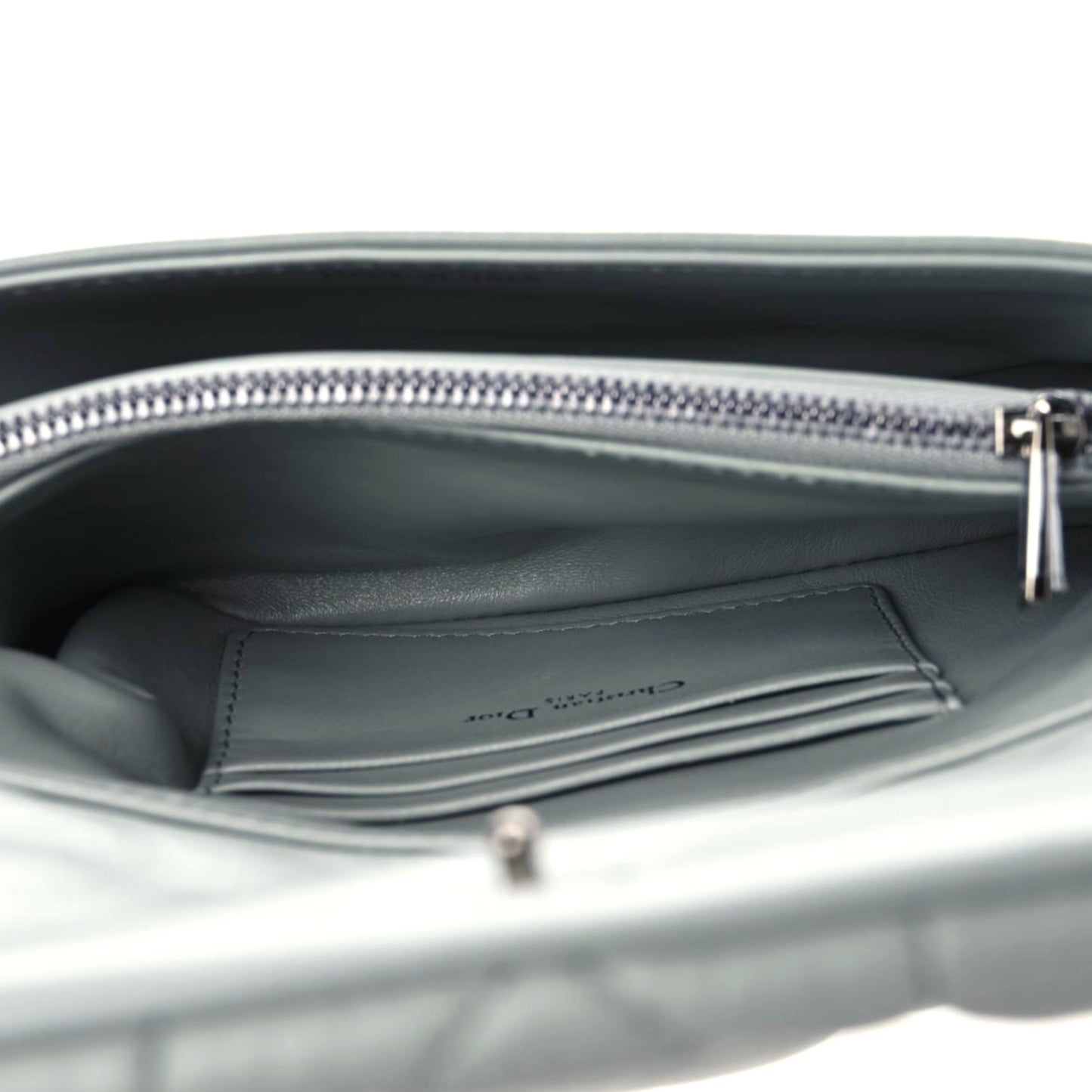 Calfskin Macrocannage Mini Caro Bag Grey