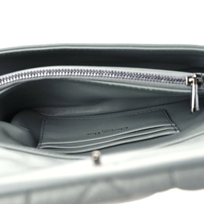 Christian Dior Calfskin Macrocannage Mini Caro Bag Grey 5 of 9