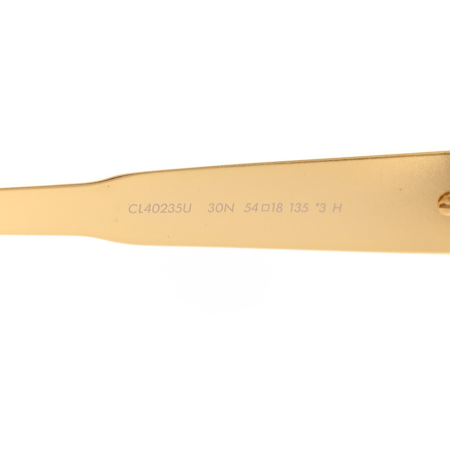 Metal Triomphe 01 Sunglasses CL40235U Gold Green