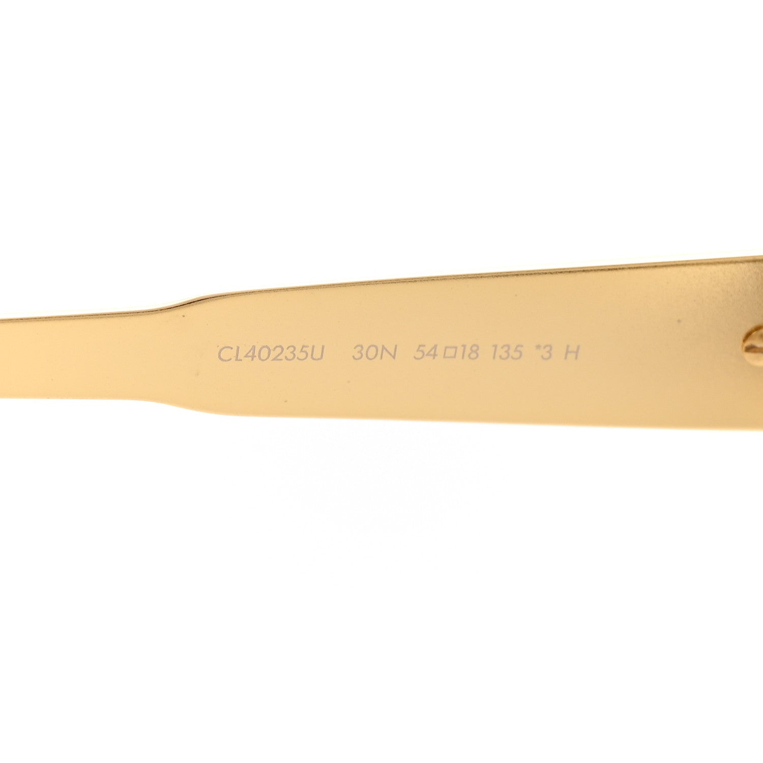 Celine Metal Triomphe 01 Sunglasses CL40235U Gold Green 6 of 7