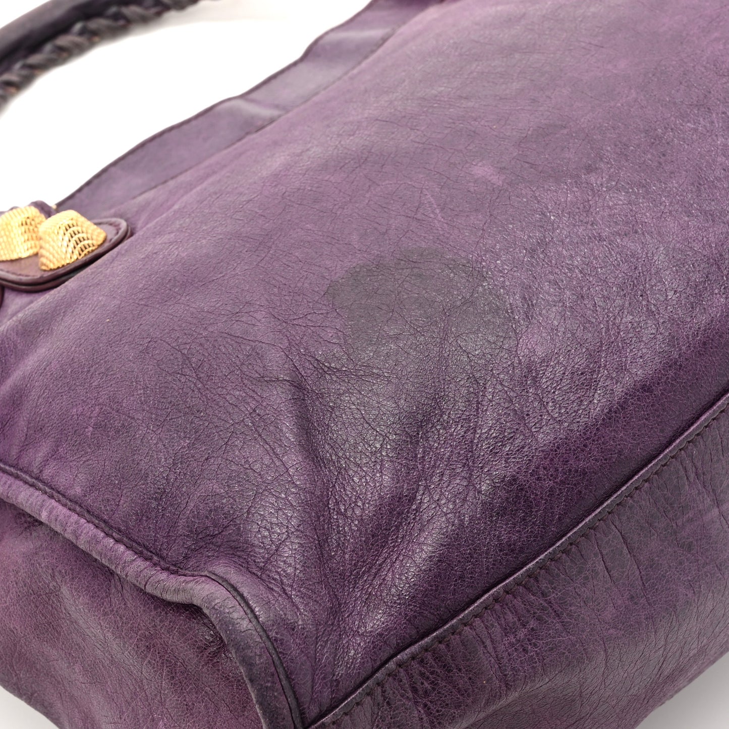 Agneau Giant 21 Gold Hardware City Raisin