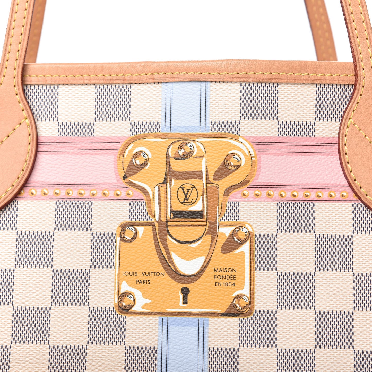 Damier Azur Summer Trunks Neo Neverfull MM