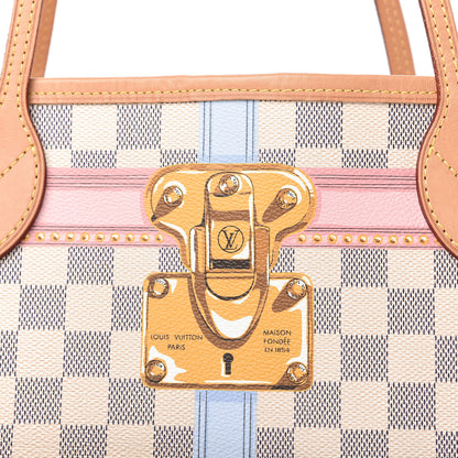 Louis Vuitton Damier Azur Summer Trunks Neo Neverfull MM 11 of 11