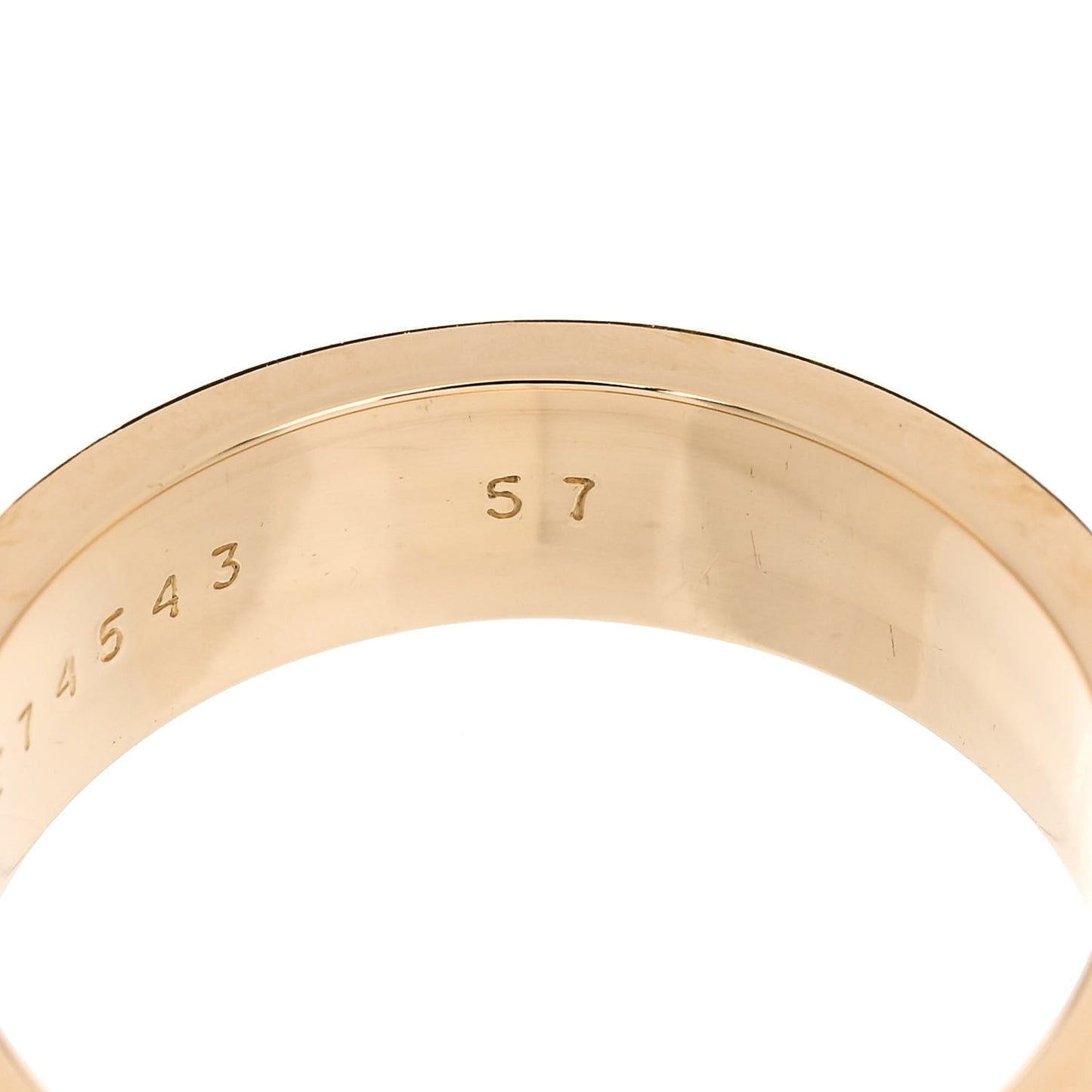 18K Yellow Gold 5.5mm LOVE Ring 57 8