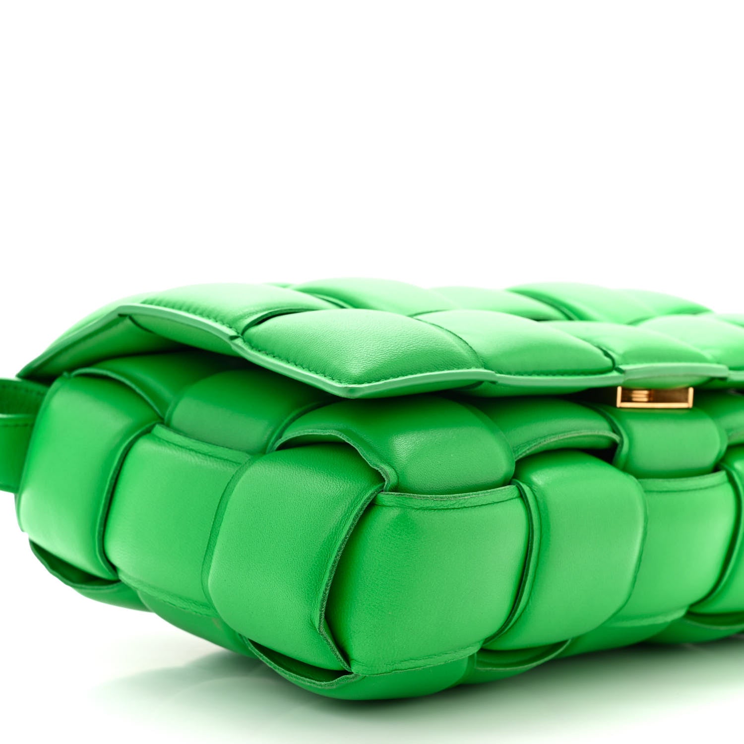 Bottega Veneta Nappa Maxi Intreccio Padded Cassette Crossbody Bag Parakeet 9 of 10