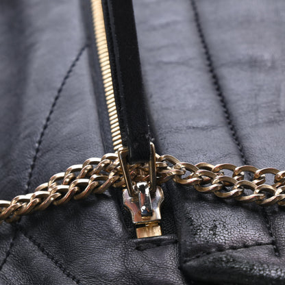 Lanvin Lambskin Quilted Medium Sugar Flap Shoulder Bag Black 5 of 5