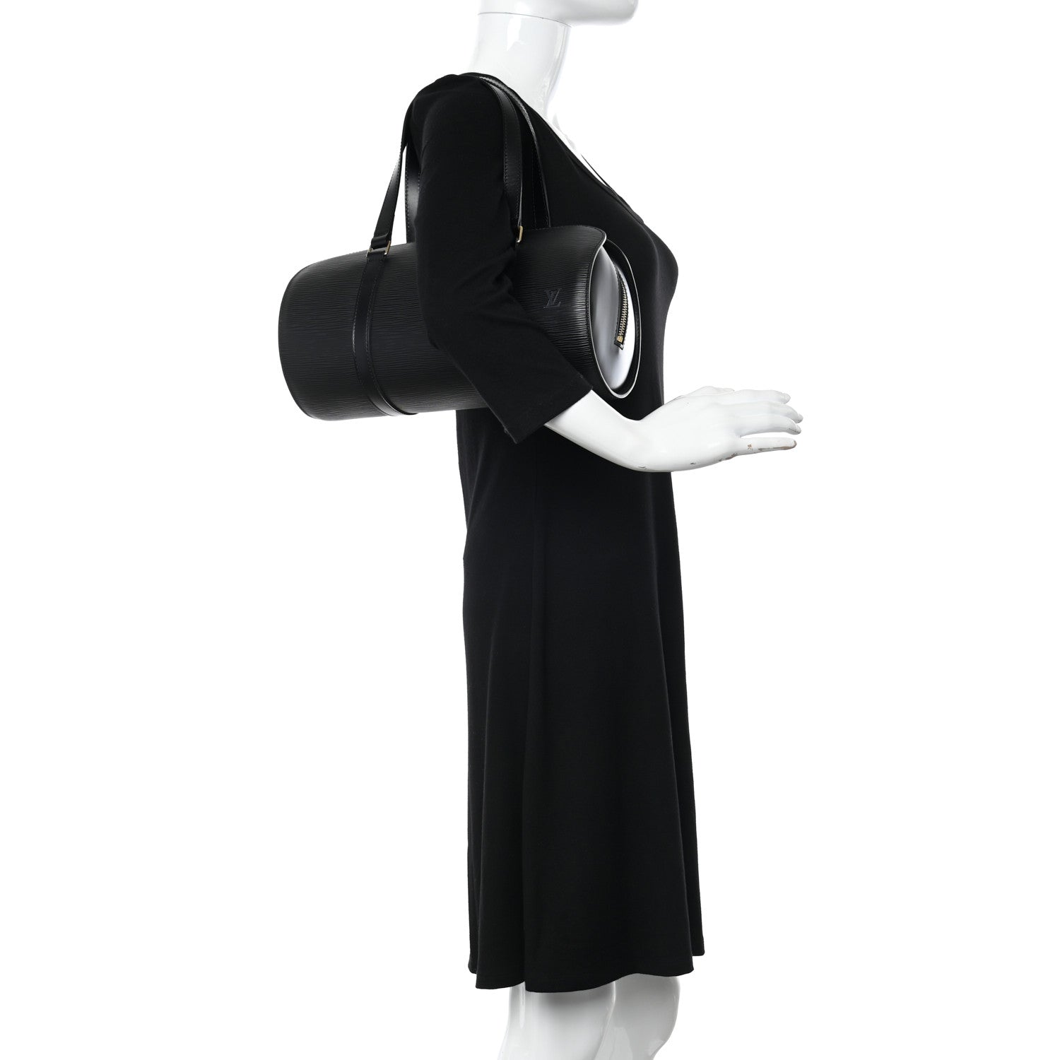 Louis Vuitton Epi Soufflot Black 2 of 10