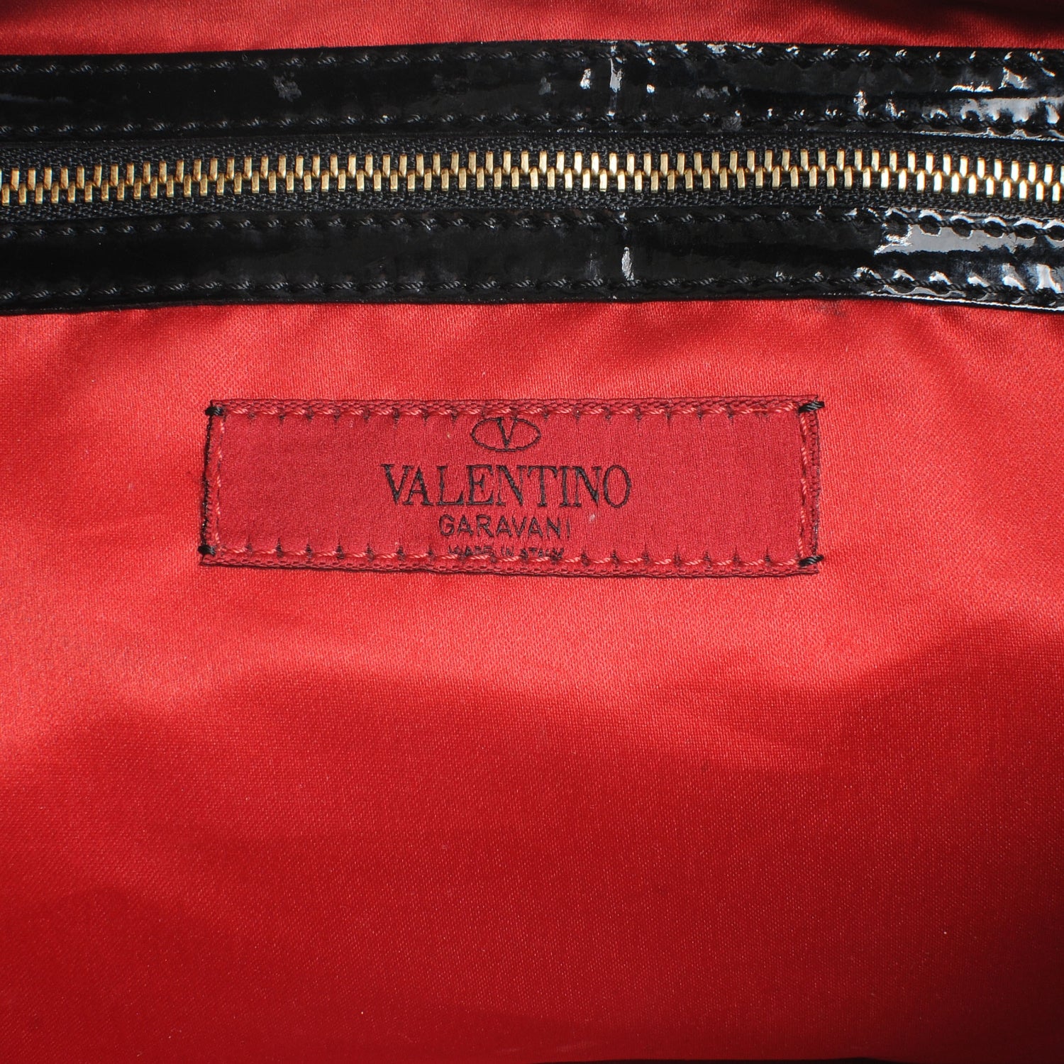 Valentino Garavani Patent Lacca Large Nuage Bow Hobo Black 8 of 8
