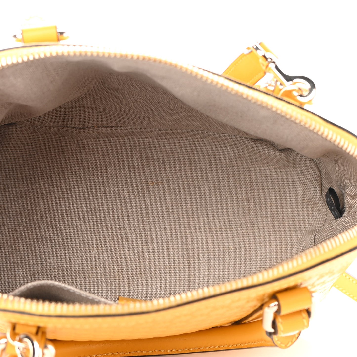 Soft Microguccissima Mini Dome Bag New Buttercup