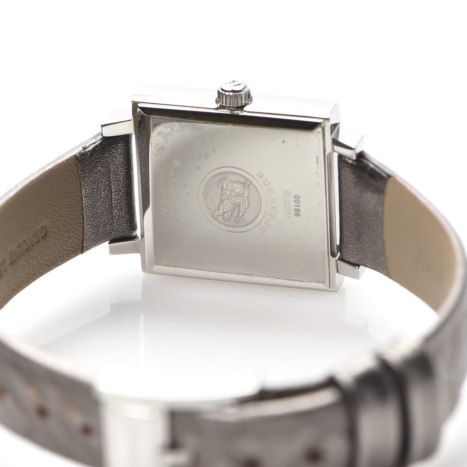 Burberry Stainless Steel Calfskin 24mm Quartz Watch BU2021 7 of 9