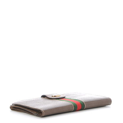 Gucci Calfskin Web Wallet Brown 4 of 14