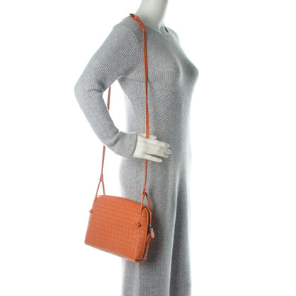 Bottega Veneta Nappa Intrecciato Pillow Crossbody Messenger Persimmon 2 of 8