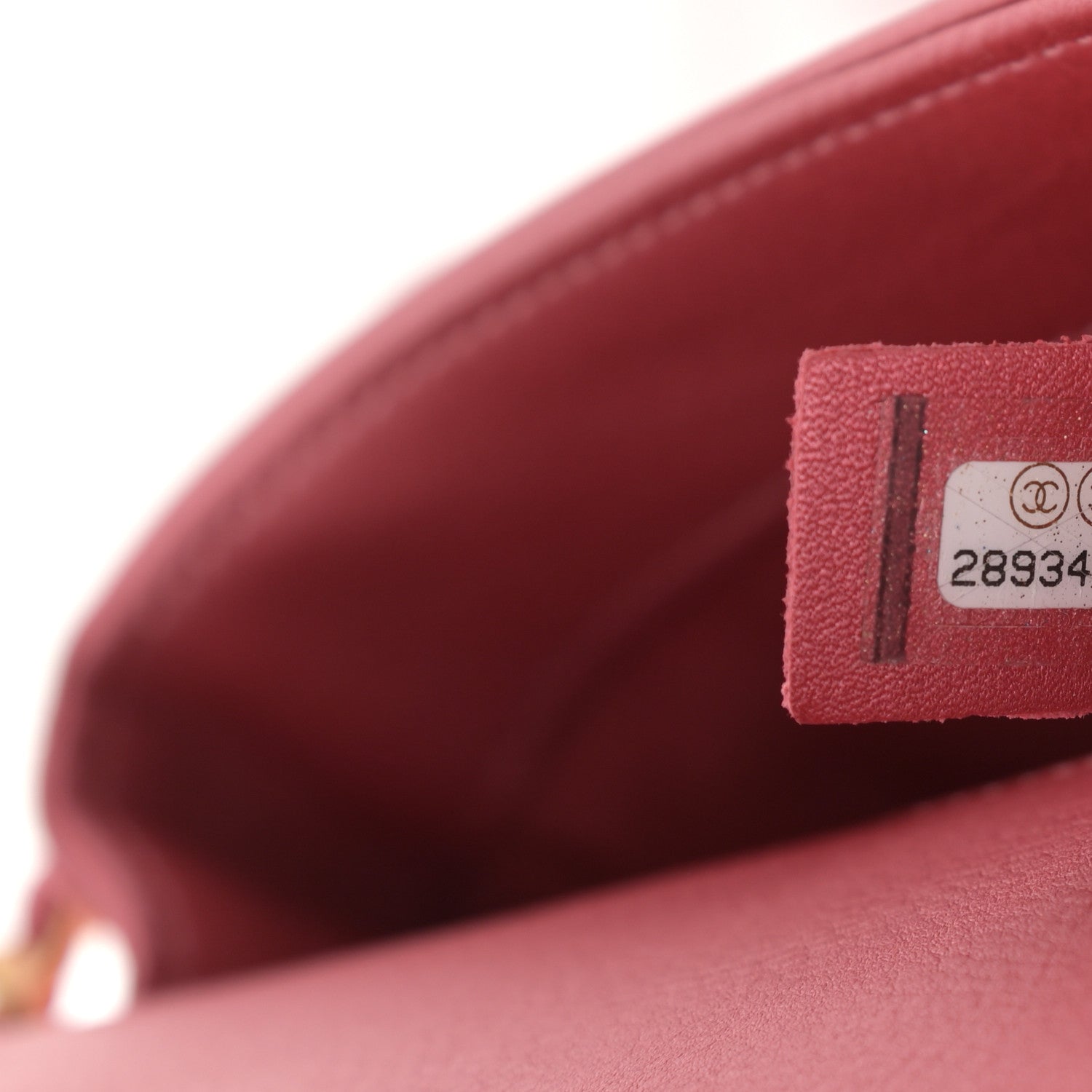 Chanel Calfskin Quilted Top Handle Flap Dark Pink 7 of 12