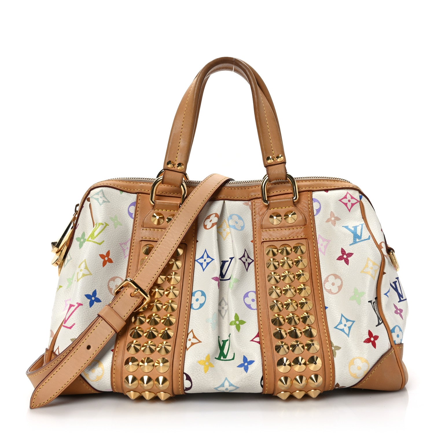 Louis Vuitton Monogram Multicolor Courtney MM White 1 of 10