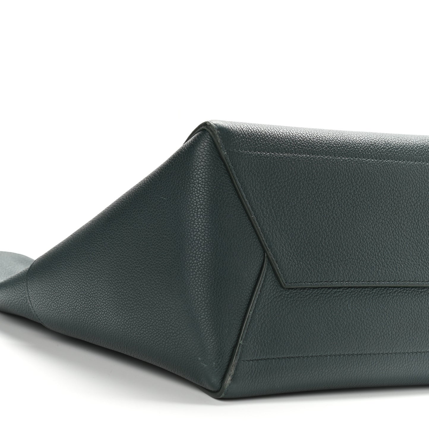 Soft Grained Calfskin Sangle Bucket Bag Amazone