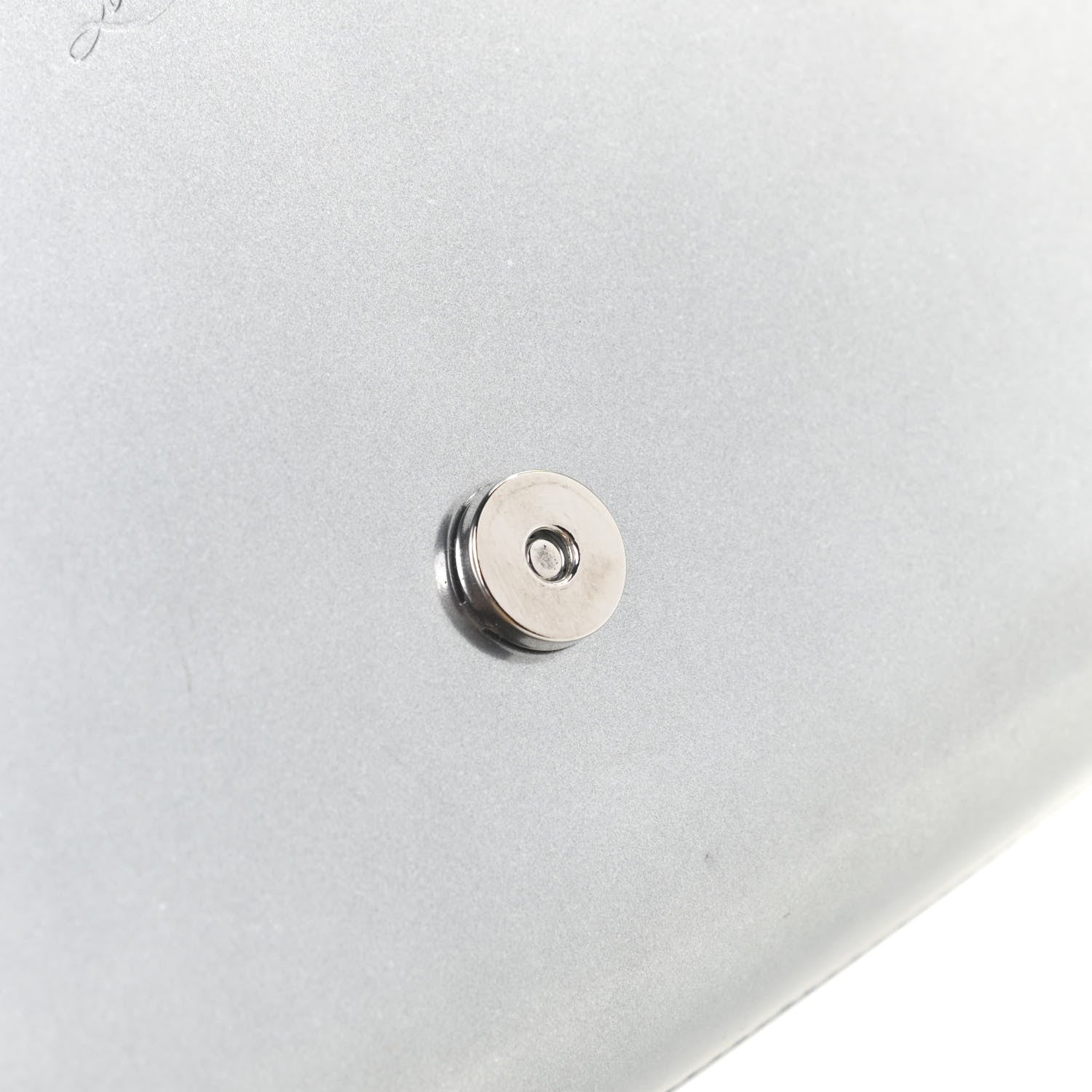 Christian Louboutin Metallic Patent Paloma Clutch Silver Multicolor 10 of 11