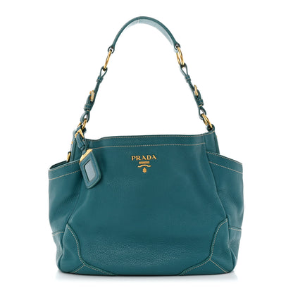 Prada Vitello Daino Side Pocket Hobo Voyage 1 of 10