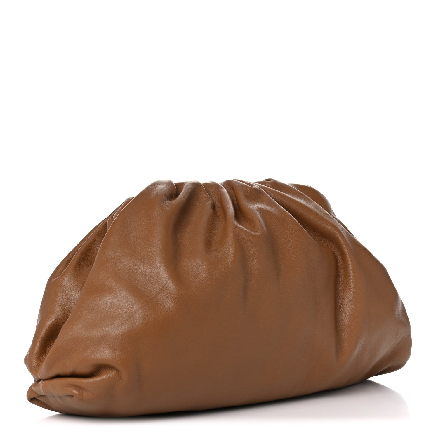 Bottega Veneta Smooth Butter Calf The Pouch Oversized Clutch Cammello 4 of 12