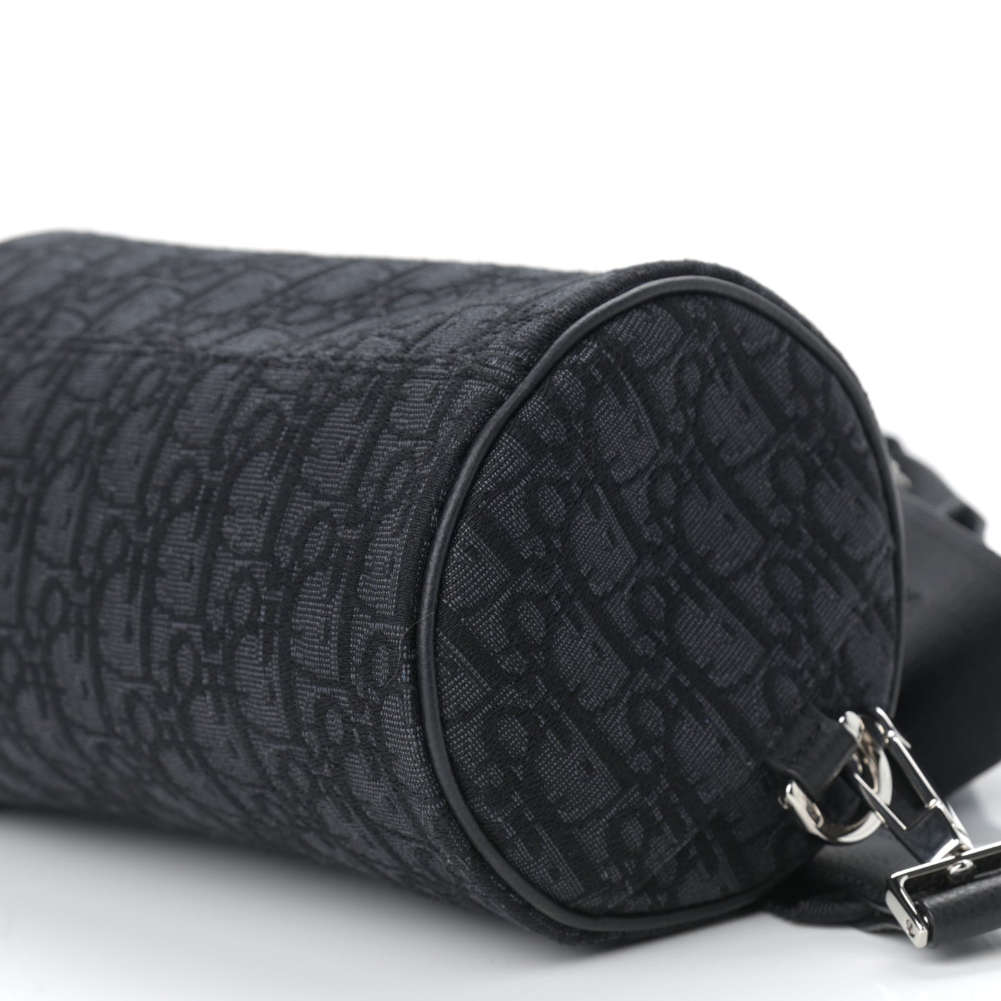 Oblique Roller Messenger Bag Black