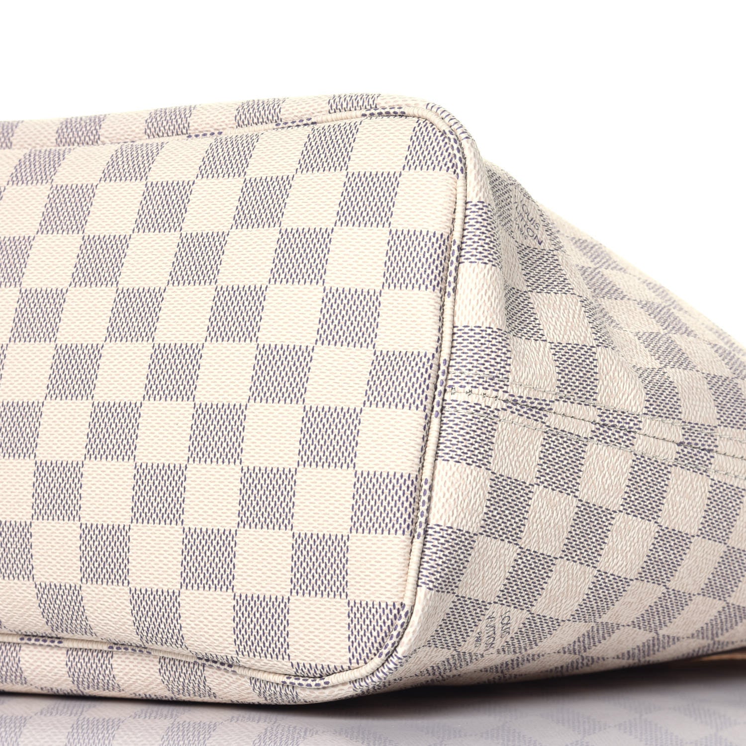 Louis Vuitton Damier Azur Neo Neverfull MM Rose Ballerine 8 of 9