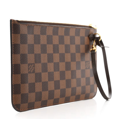 Louis Vuitton Damier Ebene Neverfull MM GM Pochette 2 of 7