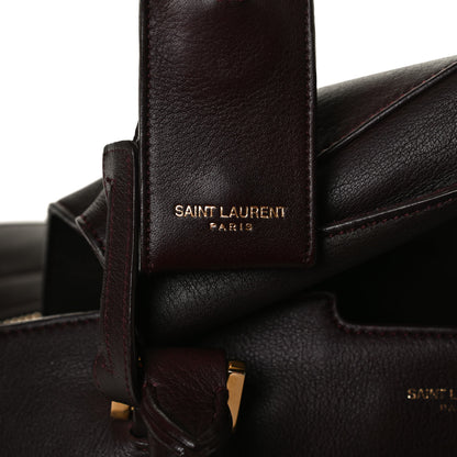 Saint Laurent Calfskin Medium Classic Y Cabas Bordeaux 16 of 18