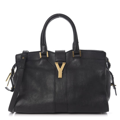 Saint Laurent Sheepskin Small Cabas ChYc Black 1 of 14