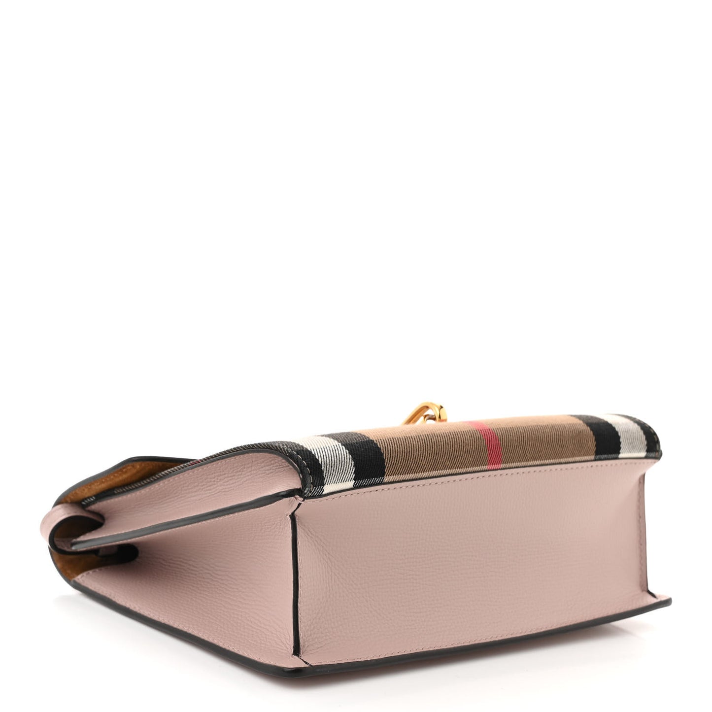 Derby Calfskin House Check Small Macken Crossbody Bag Pale Orchid