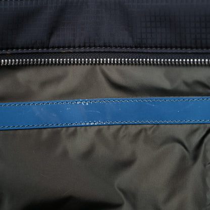 Chloe Nylon Canvas Glossy Lambskin Medium Tao Zipped Tote Blue Green 13 of 19