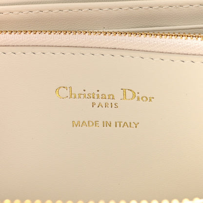 Christian Dior Metallic Oblique 30 Montaigne Voyageur Slim Wallet Or Multicolor 6 of 7