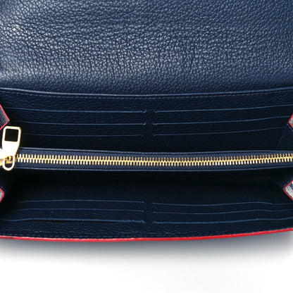 Louis Vuitton Empreinte Sarah Wallet NM Marine Rouge 5 of 8