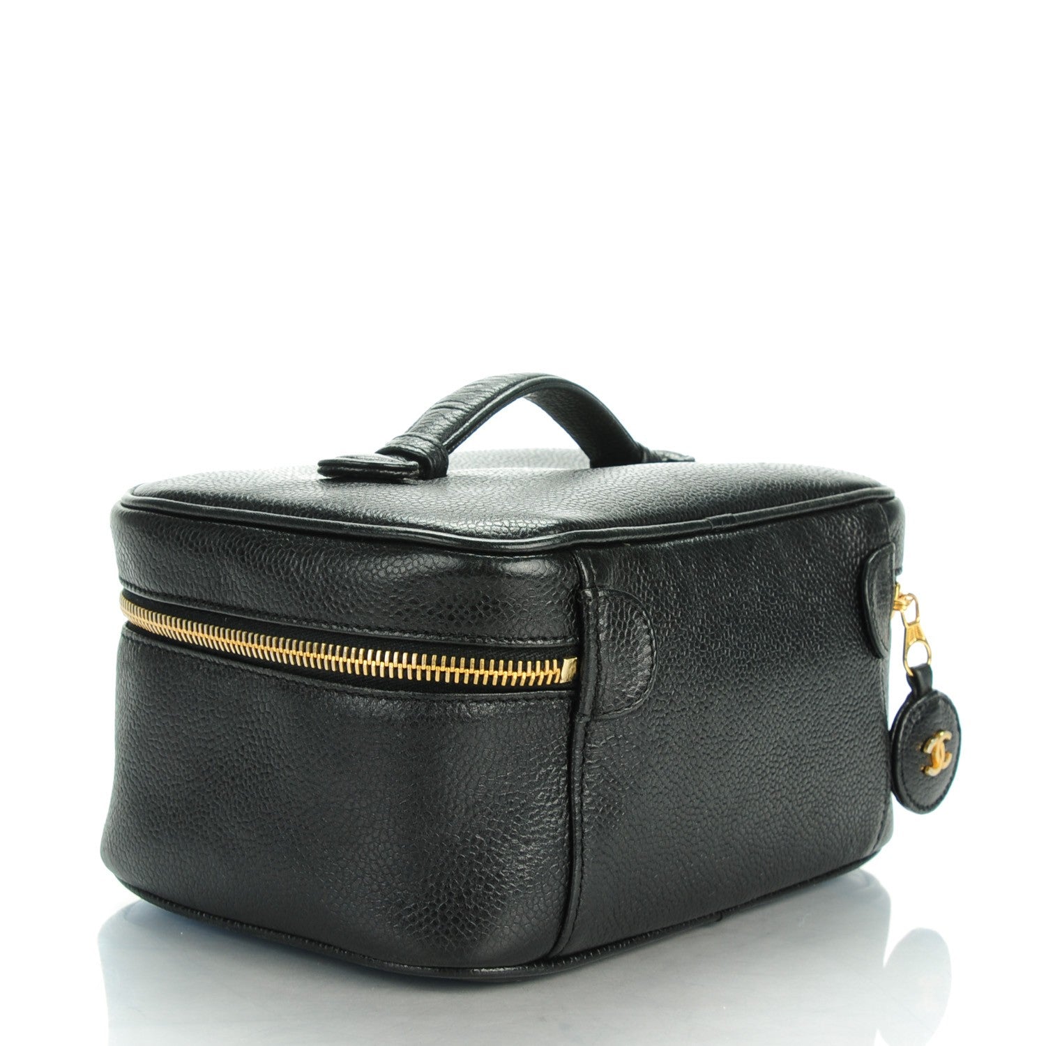 Chanel Caviar Vanity Cosmetic Case Black 3 of 8