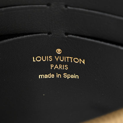 Louis Vuitton Damier Ebene Vavin Chain Wallet Black 6 of 10