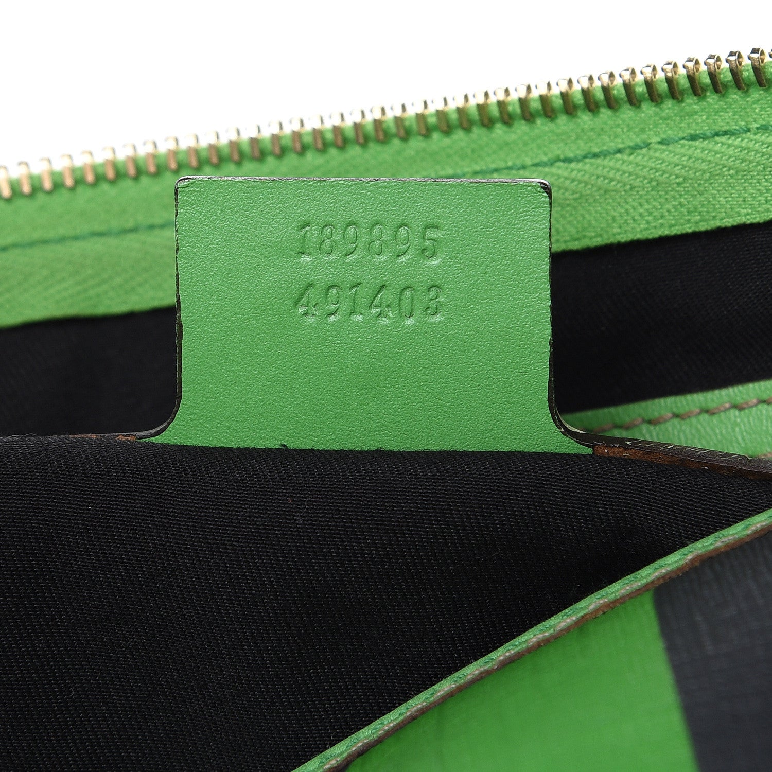 Gucci GG Plus Monogram Web Stripe Medium Joy Boston Green 7 of 18