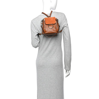 Chloe Suede Calfskin Mini Faye Backpack Tan 2 of 11