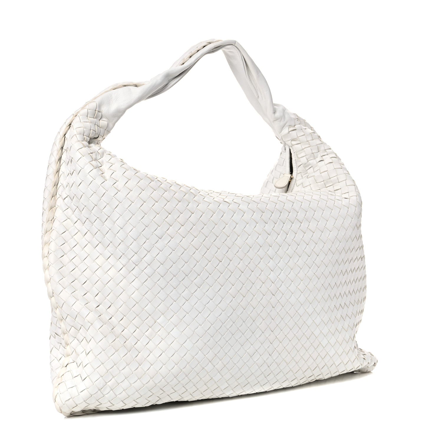 Bottega Veneta Nappa Intrecciato Maxi Veneta Hobo White 3 of 12