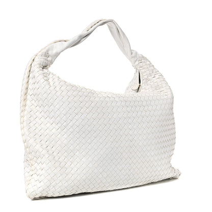 Bottega Veneta Nappa Intrecciato Maxi Veneta Hobo White 3 of 12