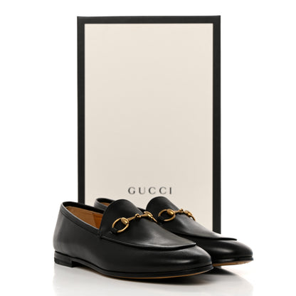 Gucci Lambskin Womens Brixton Horsebit Loafers 35.5 Black 9 of 9