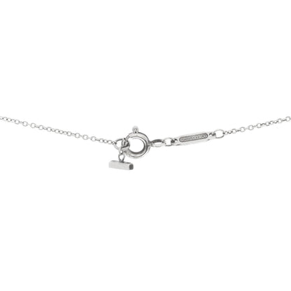 Tiffany Sterling Silver Small T Smile Pendant Necklace 5 of 5