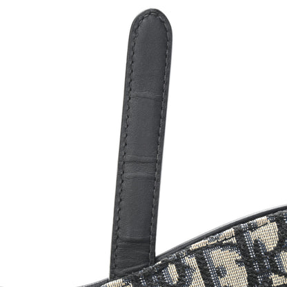 Christian Dior Oblique Saddle Bag Blue 8 of 10