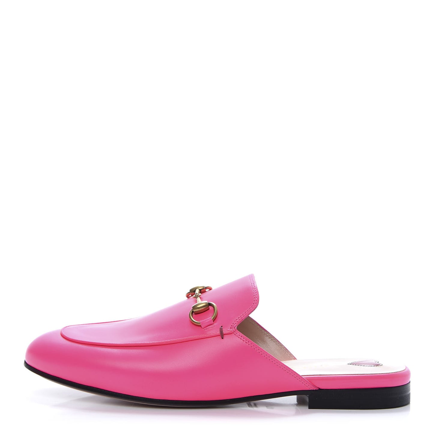 Calfskin Womens Princetown Slippers 37 Fuxia Fluo