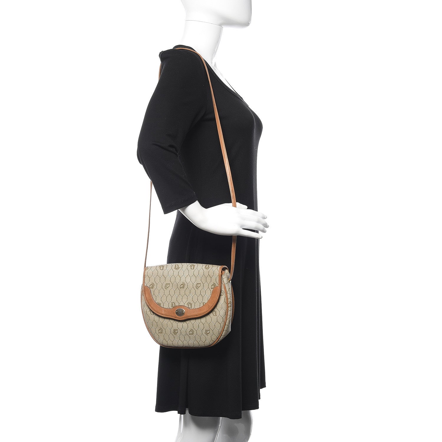 Christian Dior Monogram Flap Messenger Brown 2 of 9