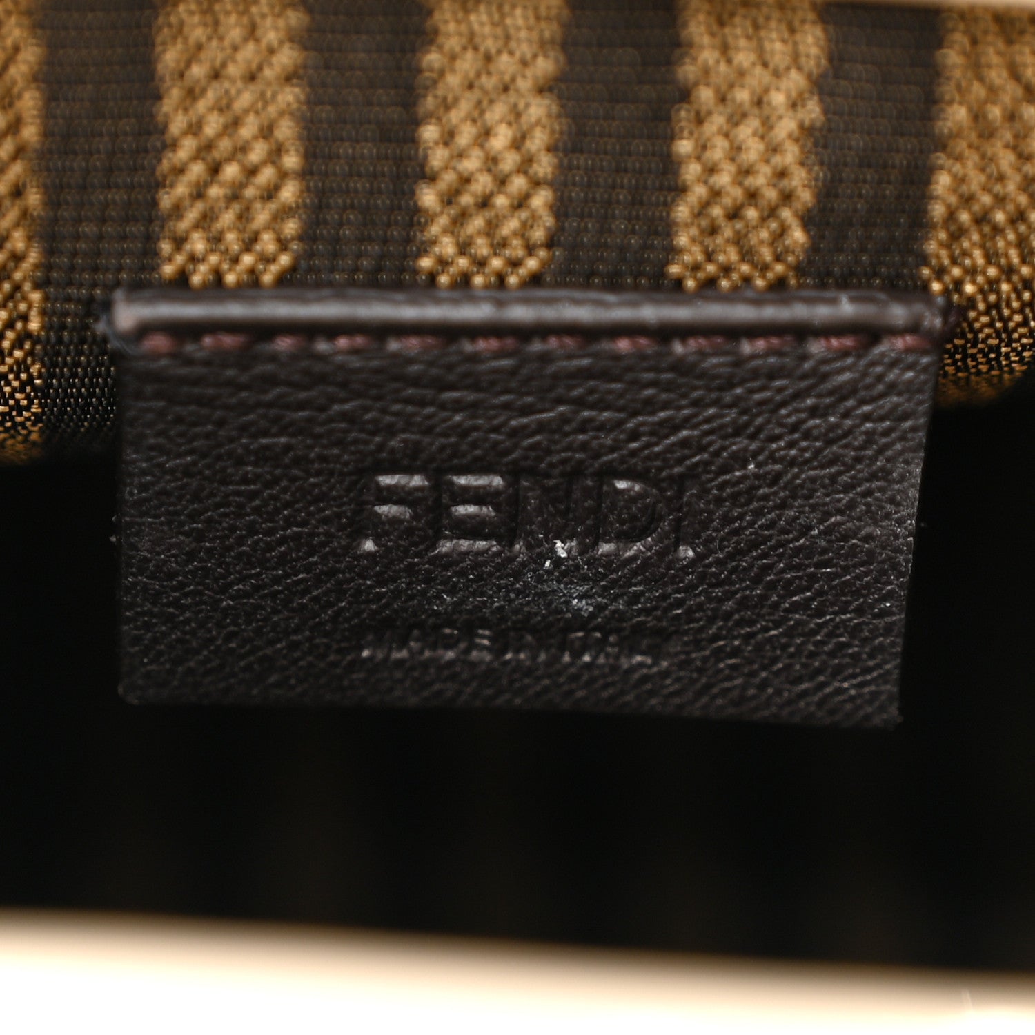Fendi Vitello King Plexiglass Logo Embossed Mini Fendi Sunshine Shopper Tote White Ice 6 of 9