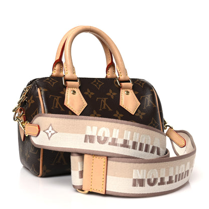 Louis Vuitton Monogram Speedy Bandouliere 20 Beige 3 of 10