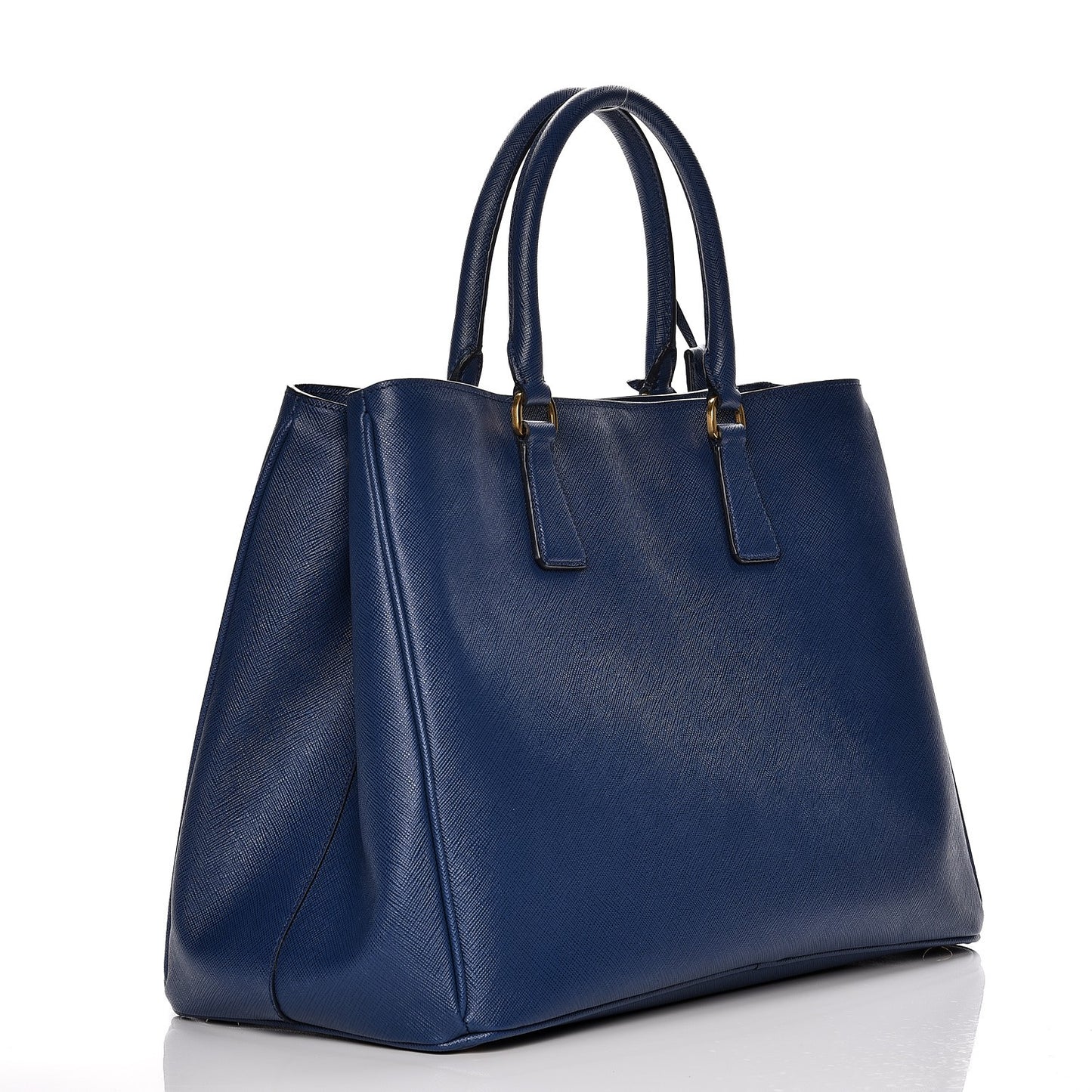 Saffiano Lux Medium Tote Bluette