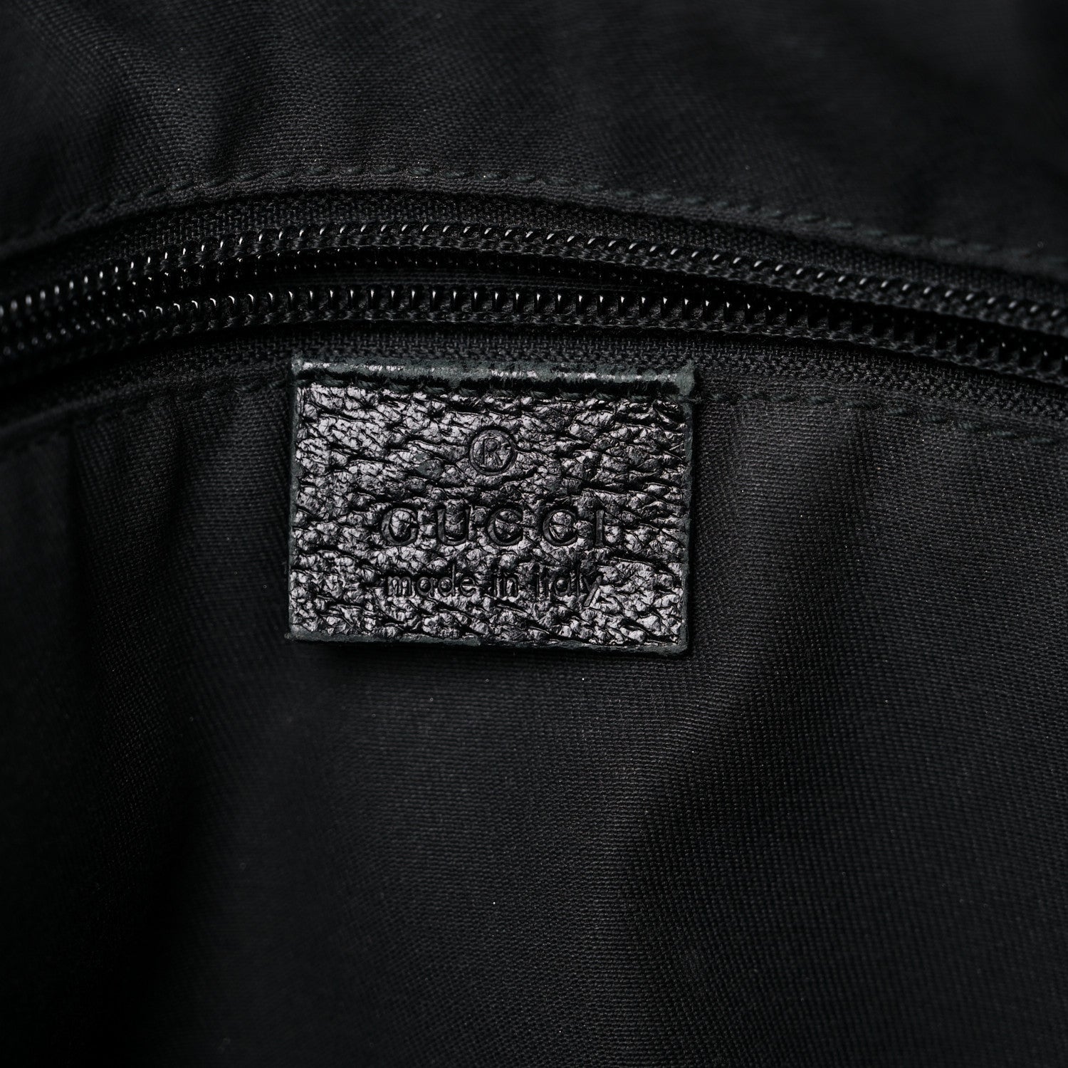 Gucci Monogram Web Medium Half Moon Hobo Black 6 of 20