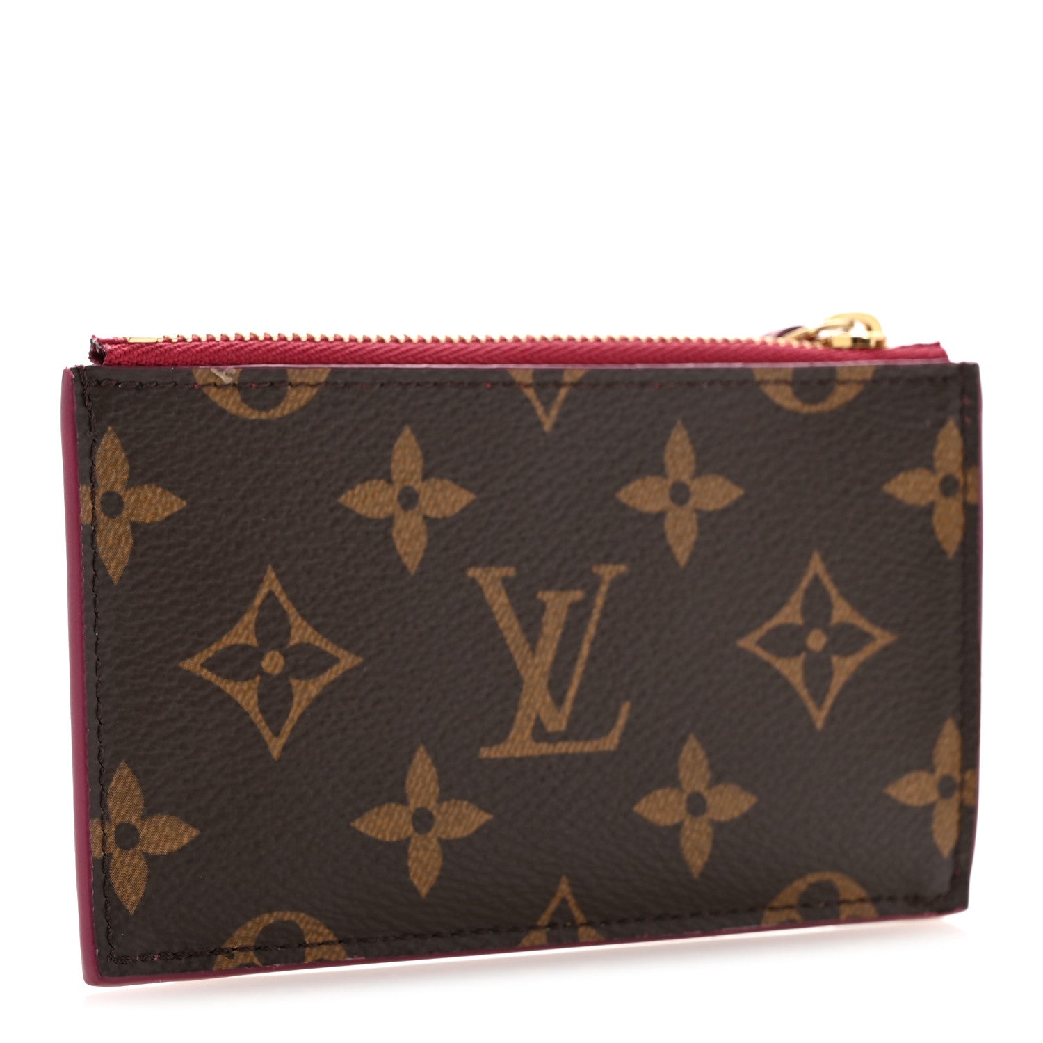 Louis Vuitton Monogram Zipped Card Holder Fuchsia 1890425